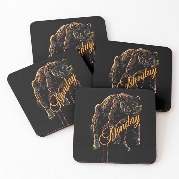 Item preview, Monday — Black Jaguar Dark Art Print | MRKD designed and sold by MRKD.World.