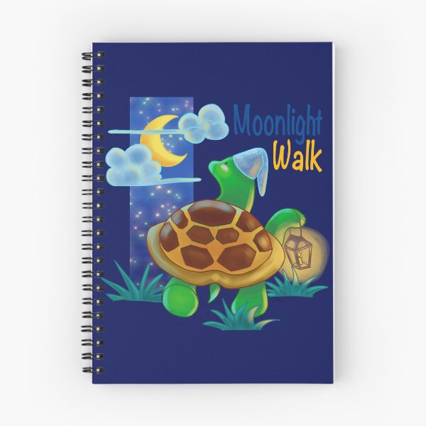 Item preview, Tortoise in a lovely moonlight walk designed and sold by Konopikyu.