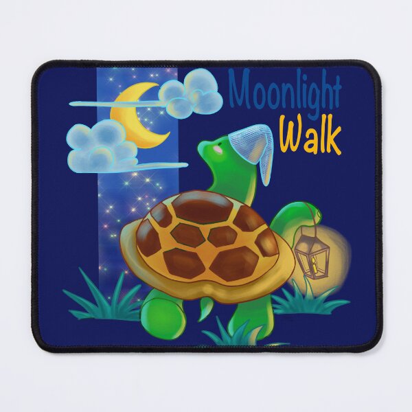 Item preview, Tortoise in a lovely moonlight walk designed and sold by Konopikyu.