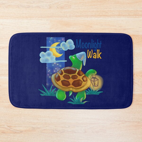 Item preview, Tortoise in a lovely moonlight walk designed and sold by Konopikyu.