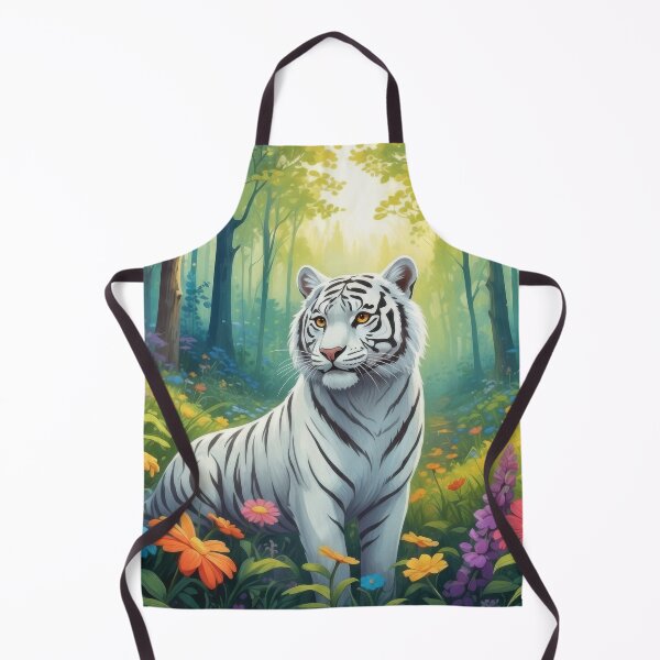 Item preview, Majestic White Tiger in Enchanted Forest designed and sold by Nick Seidel.