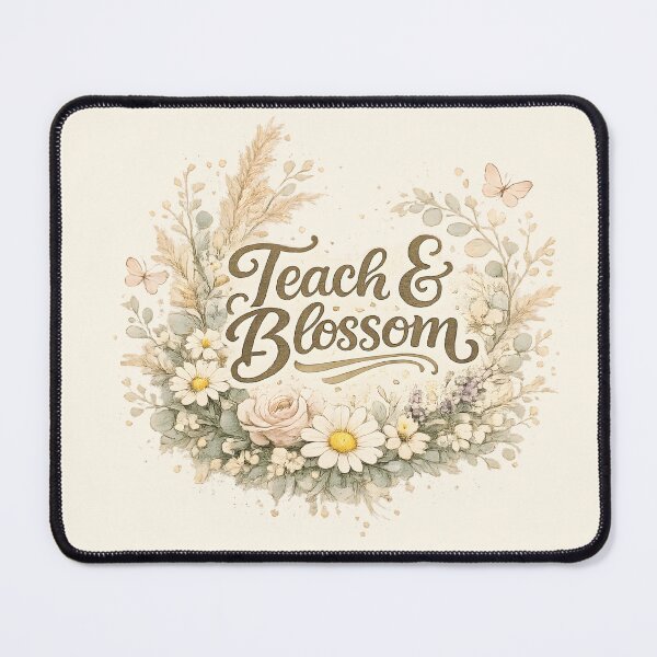 Item preview, Teach & Blossom Wildflower Watercolor Botanical Wreath designed and sold by Chic_Clip_Craft.