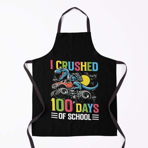 Item preview, I Crushed 100 Days Of School Dinosaur Monster Truck Kids Student designed and sold by PopStars1993.