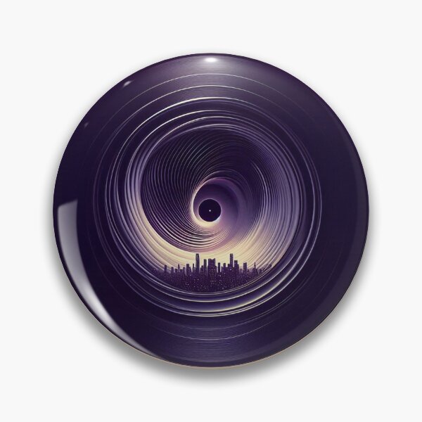 Item preview, Vinyl City Vortex Gift for Music Lover Birthday Present designed and sold by PixelQ.