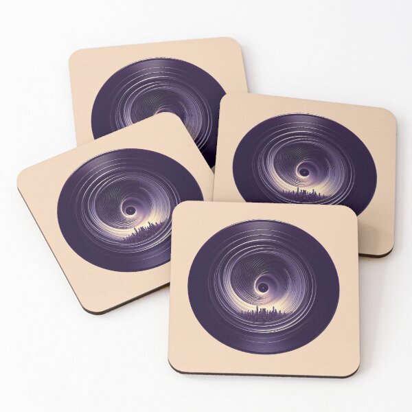 Item preview, Vinyl City Vortex Gift for Music Lover Birthday Present designed and sold by PixelQ.
