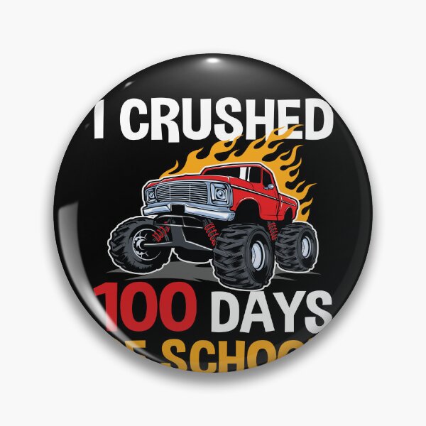 Item preview, I Crushed 100 Days Of School Monster Truck Kids Celebration designed and sold by PopStars1993.