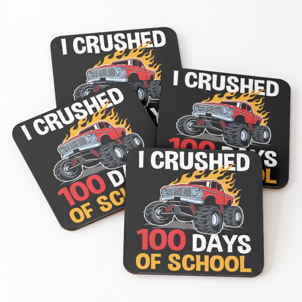 Item preview, I Crushed 100 Days Of School Monster Truck Kids Celebration designed and sold by PopStars1993.