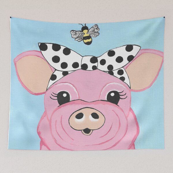 Item preview, Stylish Baby Pig Painting designed and sold by Sartoris Art.