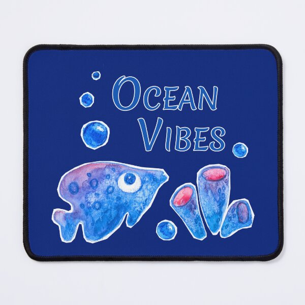 Item preview, Ocean Vibes Watercolor art hand drawn designed and sold by Deepness2023.