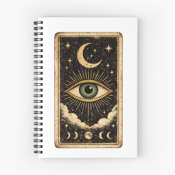 Item preview, The Inner Sight | Vintage Tarot Card Third Eye Design designed and sold by Rewind Society.