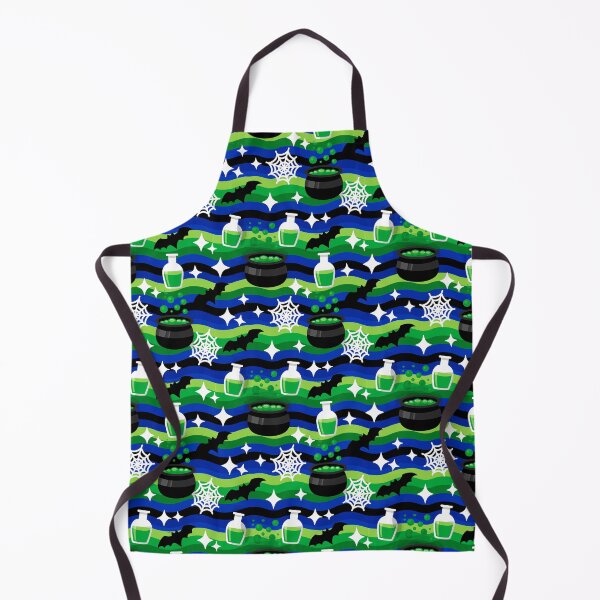 Artikelvorschau, Spooky Cauldron And Potion Bottle Halloween Pattern entworfen und verkauft von igraphixart.