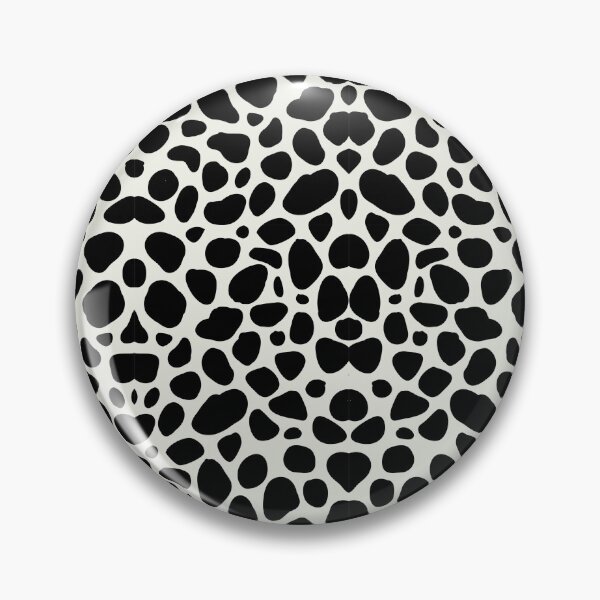 Item preview, Black White Cow Print Pattern designed and sold by reanacreations.