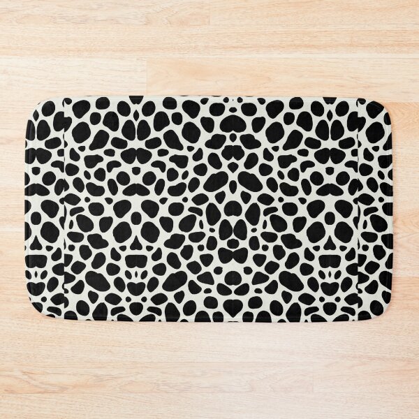 Item preview, Black White Cow Print Pattern designed and sold by reanacreations.