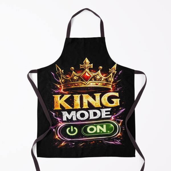 Item preview, King Mode ON - Royal Power Motivational Sticker designed and sold by Genzfirevibes.