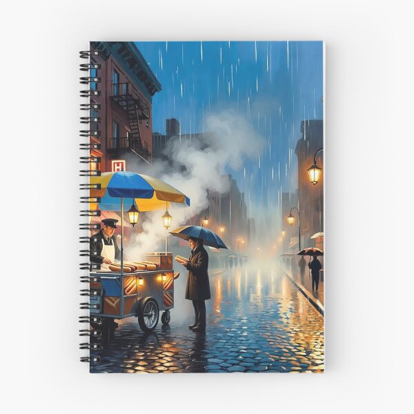 Item preview, "Raing New York Street Scene" designed and sold by SkyKing Ron.