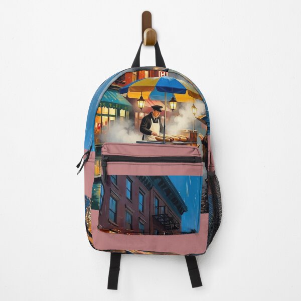 Item preview, "Raing New York Street Scene" designed and sold by SkyKing Ron.
