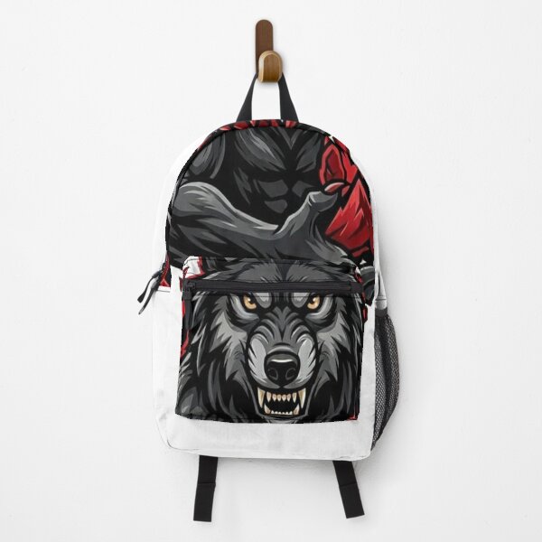 Item preview, The Midnight Crimson Wolf - Fierce Beast Esports Mascot designed and sold by Areebanawab.