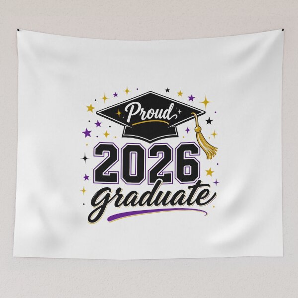 Item preview, Proud 2026 Graduate Class Of 2026 Senior Graduation designed and sold by JonesFlora2025.