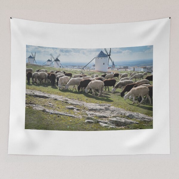 Item preview, Landscape of mills and sheep designed and sold by XaviFotografia.