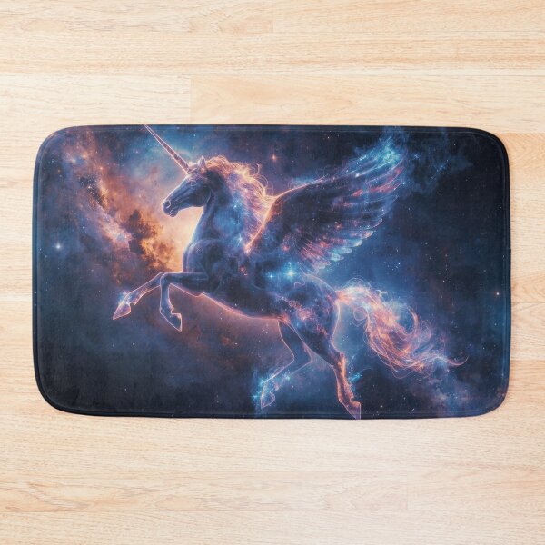 Item preview, Cosmic Unicorn with Wings in Space Art designed and sold by Nick Seidel.