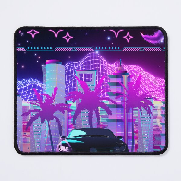 Item preview, Synthwave Drive Neon Cyberpunk Paradise City designed and sold by Side By Side Studio.