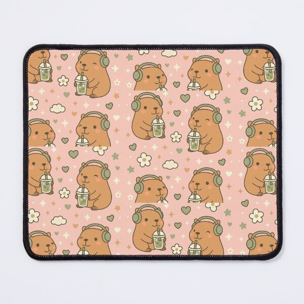Item preview, Matcha Capybara pattern – Cute Kawaii Chill Vibes designed and sold by vigzhifushions.