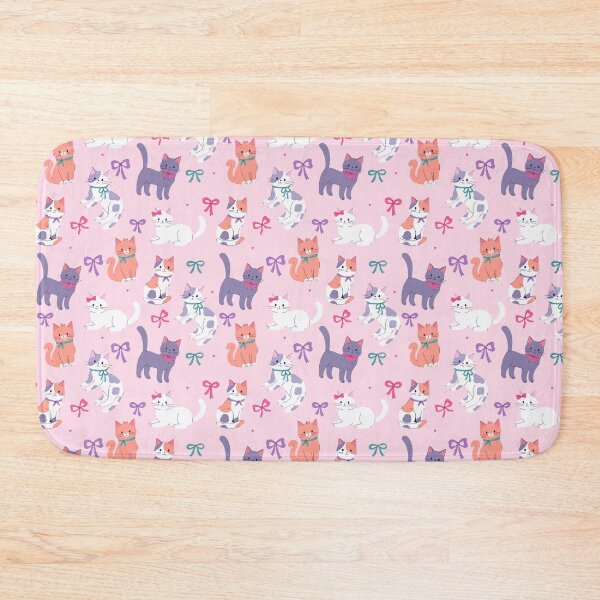 Item preview, cute kittens and bows designed and sold by burbura.