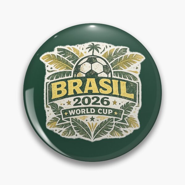 Item preview, Brasil World Cup 2026 Vintage Football Fan Shirt designed and sold by ArthUpscale.