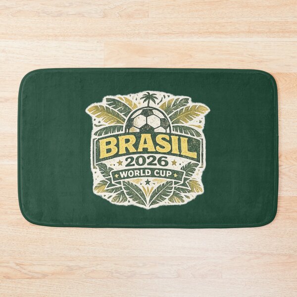 Artikelvorschau, Brasilien WM 2026 Vintage Fußballfan-Shirt entworfen und verkauft von ArthUpscale.