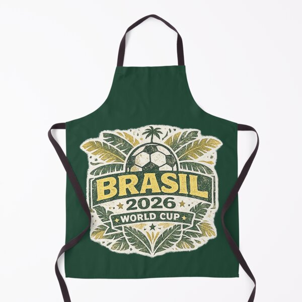 Item preview, Brasil World Cup 2026 Vintage Football Fan Shirt designed and sold by ArthUpscale.