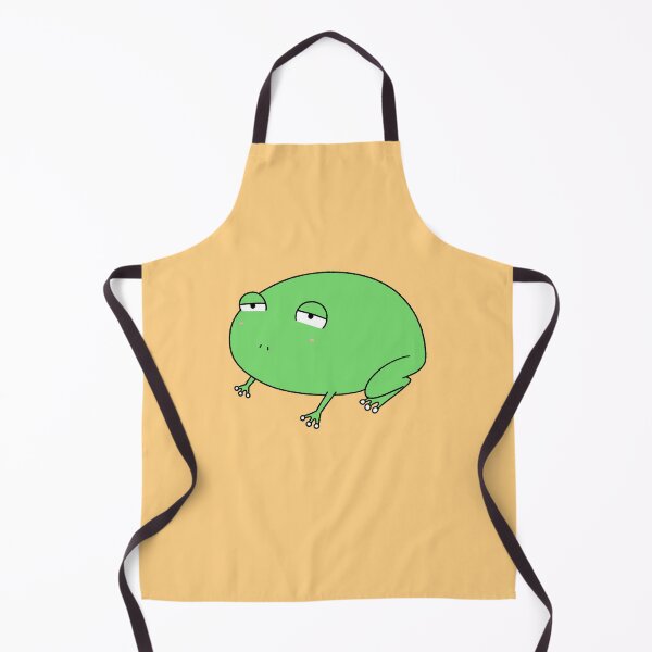 Item preview, Funny Grumpy Green Frog Cute Chonky Cartoon designed and sold by ubborn.