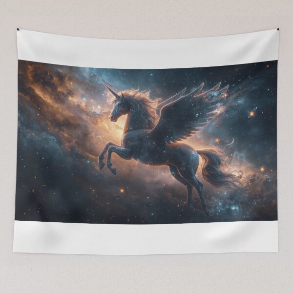 Item preview, Majestic Pegasus in Cosmic Nebula designed and sold by Nick Seidel.
