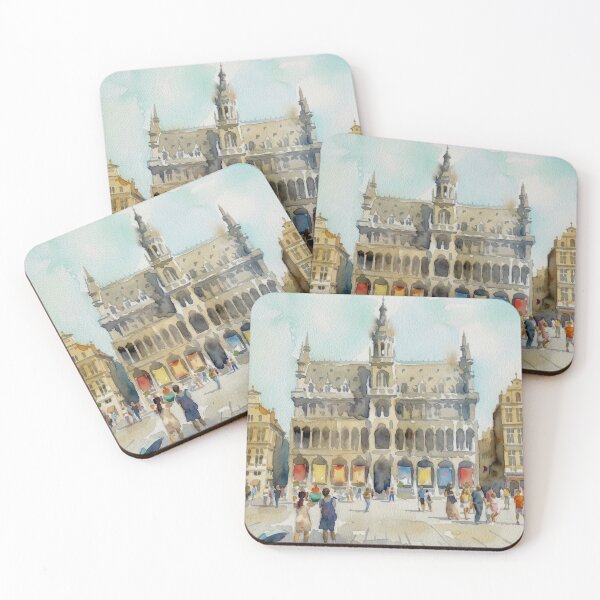 Item preview, Brussels Grand Place Historic Square designed and sold by caracatita75.