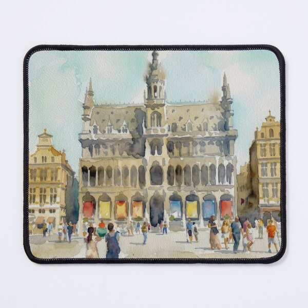 Item preview, Brussels Grand Place Historic Square designed and sold by caracatita75.