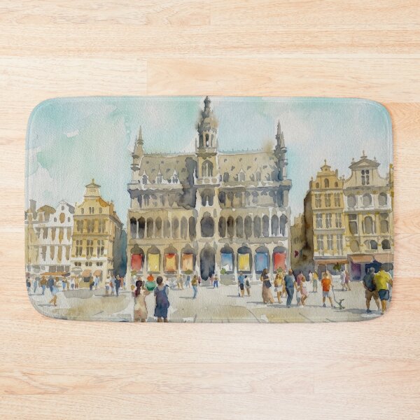 Item preview, Brussels Grand Place Historic Square designed and sold by caracatita75.