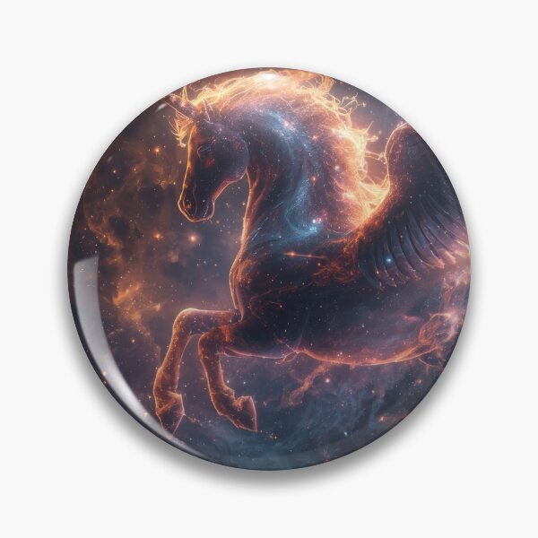 Item preview, Celestial Winged Unicorn in Cosmic Galaxy designed and sold by Nick Seidel.