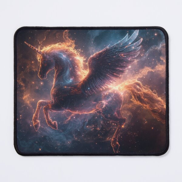 Item preview, Celestial Winged Unicorn in Cosmic Galaxy designed and sold by Nick Seidel.