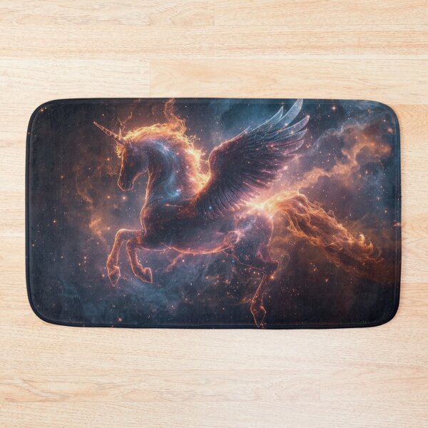 Item preview, Celestial Winged Unicorn in Cosmic Galaxy designed and sold by Nick Seidel.