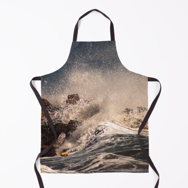 Item preview, Dramatic Crashing Ocean Wave on Coastal Rocks designed and sold by MariaAteva.