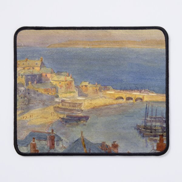 Item preview, St Ives harbour in Cornwall, England, in 1910 designed and sold by TerryKerrImages.