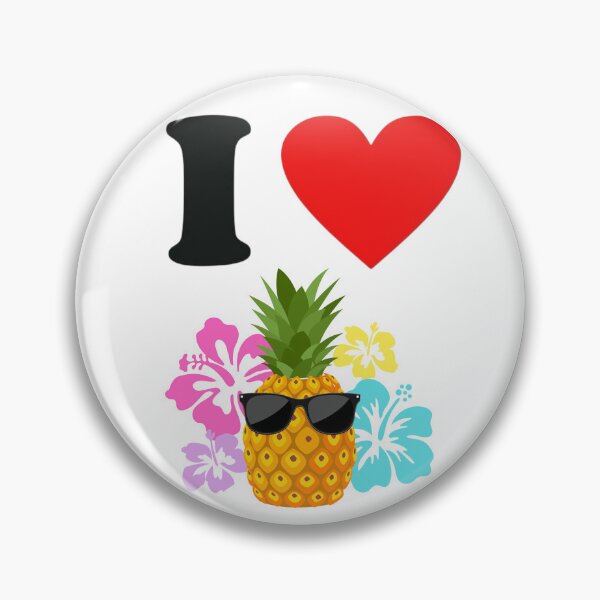 Item preview, I Love Pineapple - Tropical Aesthetic designed and sold by lydsshop.