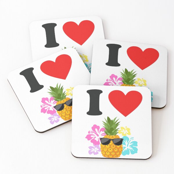 Item preview, I Love Pineapple - Tropical Aesthetic designed and sold by lydsshop.