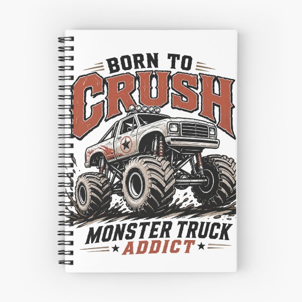Item preview, Born To Crush Monster Truck Addict designed and sold by the-dovlat.