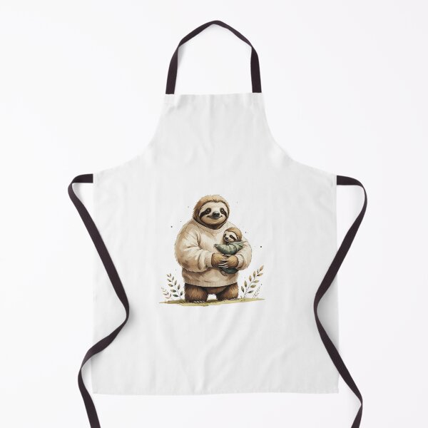 Item preview, Funny Papa Sloth And Baby Watercolor Father's Day designed and sold by AQUILAKREO.
