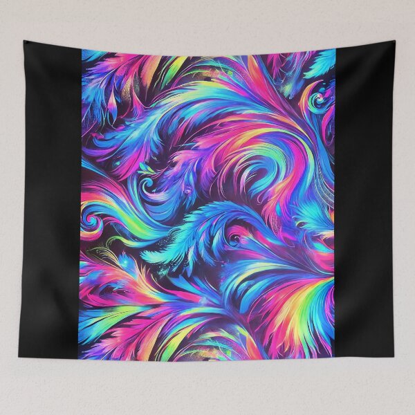 Item preview, ✨ Spectrum Feathers – Aurora Unbound designed and sold by WheelieGdArt.