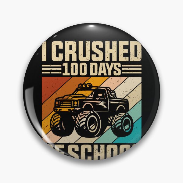 Item preview, I Crushed 100 Days Of School Monster Truck Student Celebration designed and sold by PopStars1993.
