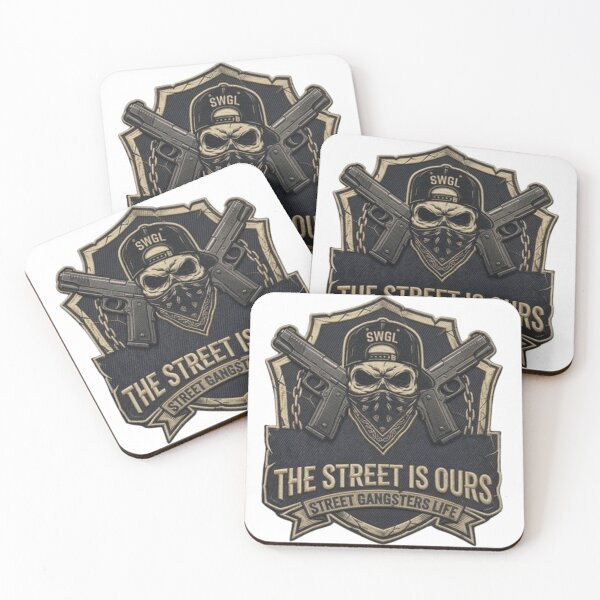 Item preview, he Street Is Ours Gangster Skull designed and sold by redline345.