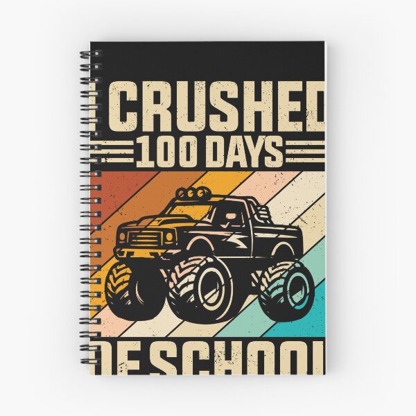 Item preview, I Crushed 100 Days Of School Monster Truck Student Celebration designed and sold by PopStars1993.