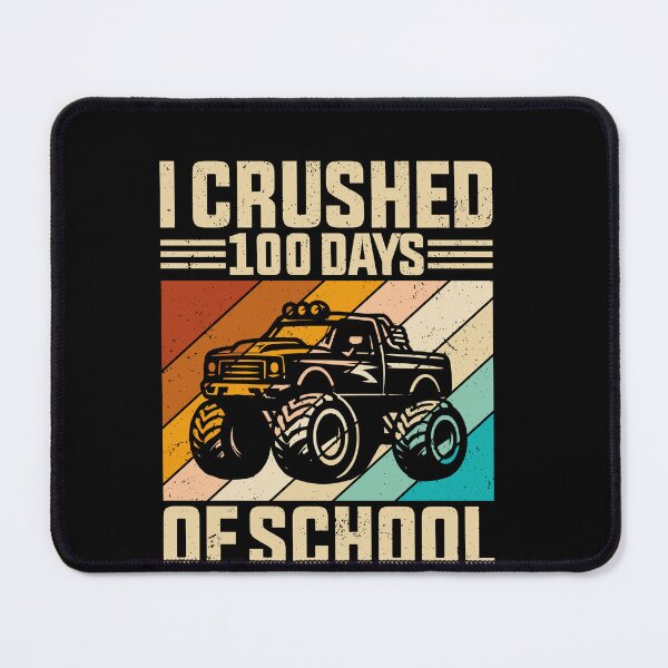 Item preview, I Crushed 100 Days Of School Monster Truck Student Celebration designed and sold by PopStars1993.
