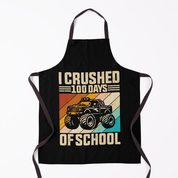 Item preview, I Crushed 100 Days Of School Monster Truck Student Celebration designed and sold by PopStars1993.
